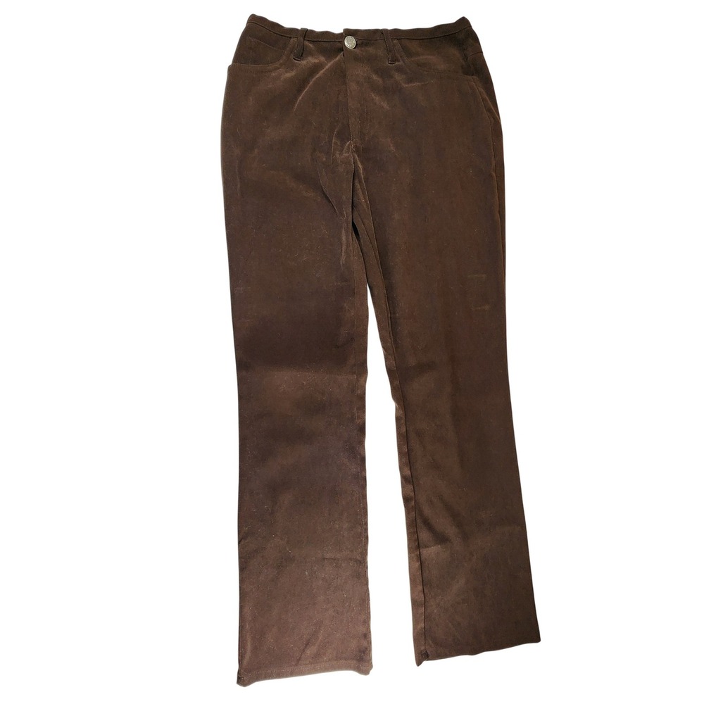 Tracy Evans Limited Vintage Brown High Waisted Straight Leg Pants 26 W 30 I